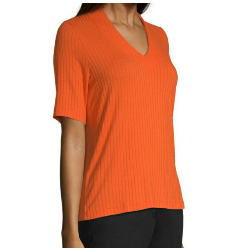 🆕️➕ Worthington 💜 Ribbed Top - Picture 3 of 4